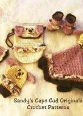 Sandys Cape Cod Originals- Sandy Powers- 408 Cotton Baby Shower Gift Set