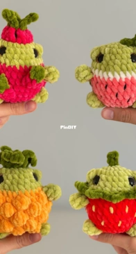 Alpaca Patterns - Alpaca Crochet - Mariia / Maria - Fruit Frogs