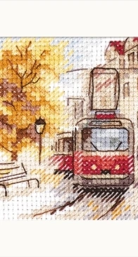 Alisa 0-217 Autumn in the City. Tram XSD