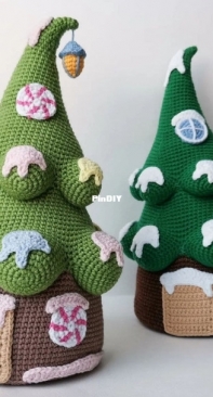 Anna hello kNitty - Anna Matveenok - Анна Матвеёнок - Tree House - Елочный домик - Russian