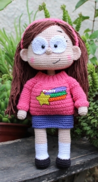 Chamal Amigurumi - Amanda Trejo - Gravity Falls - Mabel Pines - Spanish