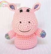 Shashta The Hippo - By Hooked on Fauna