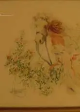 Girl with a horse