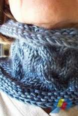Shadow River Cowl by Anne Hutchison-Free