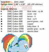 My Little Pony - Rainbow Dash Heart