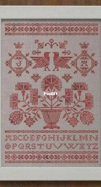 Modern Folk Embroidery - MFD011 - Love Birds