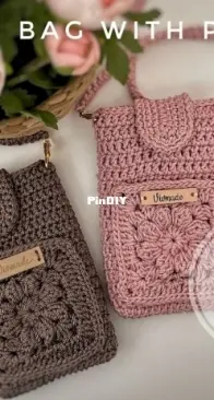 Viv made Crochet - Vivian Khoo - Phone Bag With Pocket
