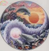 Dimensions 35140 - Sun and Moon Dolphins