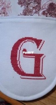 Guanto forno doppio x collega Gigliola/Double oven glove for colleague Gigliola