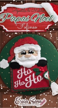 Erica Sena Atelie - Cute Santa Claus - Papai Noel Fofineo - Portuguese