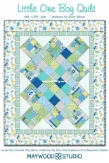 Maywood Studio-Grace Wilson-Little One Boy Quilt-Free
