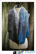 Big Ombre Wrap by handmade by SMINÉ
