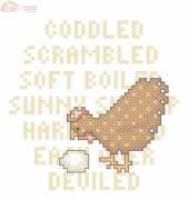 Janlynn - Chicken and Egg Coaster Insert - Free