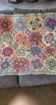 Persian Tiles Blanket - crochet