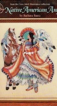 American School of Needlework ASN 3736 Native American Angel by Barbara Baatz XSD