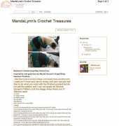 Manda Lynns Crochet Treasures - Manda Proell - Chihuahua Angel Wing Pinafore Dresss - Free