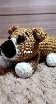 boxer dog amigurumi
