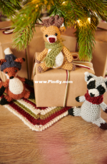 Premier Yarns Design Team - Woodland Winter Ornaments - Free