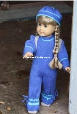 Malfrid Gausel -0033 Kirsten - Turquoise and Blue -English, Norwegian