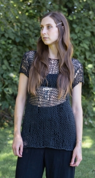 Net Tee by Angela Thornton - Morph Knitwear