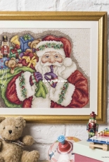 Father Christmas by Maria Diaz from Cross Stitch Gold 151