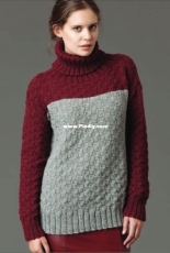 Textured Jumper by Patons Australia - FREE