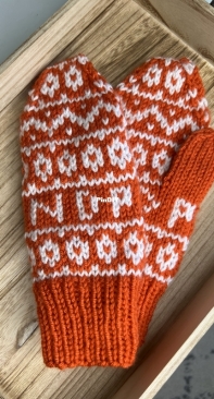 S & P Spice Mittens by Elizabeth Geremia-Free