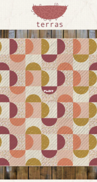Art Gallery Fabrics - AGF Studio - Terras Quilt Pattern - 70" × 80" - free