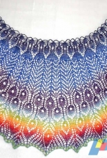 Gamayun Bird Shawl by Natalia Sha-Multilingual-Free