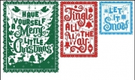 Let It Snow by Emma Congdon from Ultimate Cross Stitch Christmas 2018 XSD