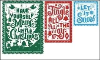 Let It Snow by Emma Congdon from Ultimate Cross Stitch Christmas 2018 XSD