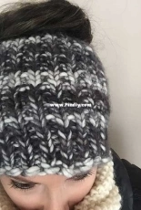 Grael Messy Bun Hat by Lavi V -Free