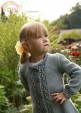 Hada Knits-Cabletta Junior Cardigan  by Hanna Maciejewska