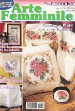 Arte Femminile Punto Croce No.39  July 2001 / Italian