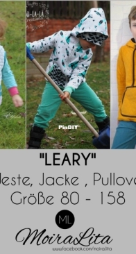 Moira Lita - Leary Vest Jacket Hoodie - Sizes 80-158 - German