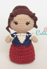 Crochelandia- Rose Nogueira - Toy Art Claire Fraser - Portuguese