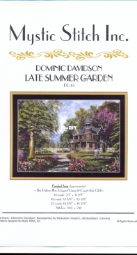 Mystic Stitch Inc. - DD-19 Late Summer Garden by Dominic Davidson