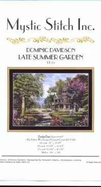 Mystic Stitch Inc. - DD-19 Late Summer Garden by Dominic Davidson
