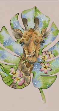 Milena Stitch - Giraffe by Elena Mityakina
