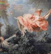 Scarlet Quince FRA002-D The Swing (detail) - Jean-Honore Fragonard