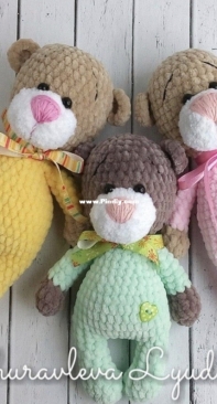 Zhuravleva Lyudmila - Babies  bears - МИШКАМ МАЛЫШКАМ - Russian
