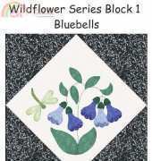Mary Graham-Wildflower Series Block 1-Blue Bells