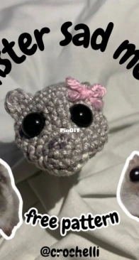 Crochelli - Hamster sad meme - Free