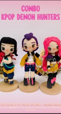 Mundo de Dora - Isadora de Roure - Kpop Demon Hunters: Mini Rumi, Mini Zoe and Mini Mira