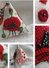 Faby Reilly (French)  PPY010-HMBG Poppy Humbug/Berlingot Coquelicot