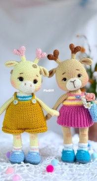 igrushki.22 - little giraffa and fawn