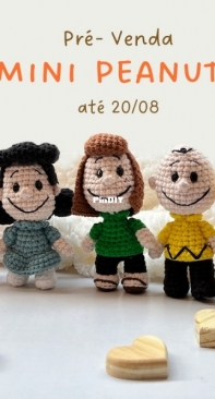 Um Ponto de Coracão - Bruna Teles -  Mini Peanuts - Portuguese