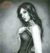 HAE-ZIN2285 The Girl With The Rose