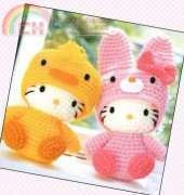 Unknown Designer - Amigurumi Halloween Hello Kitty