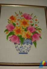 Vase avec des fleurs